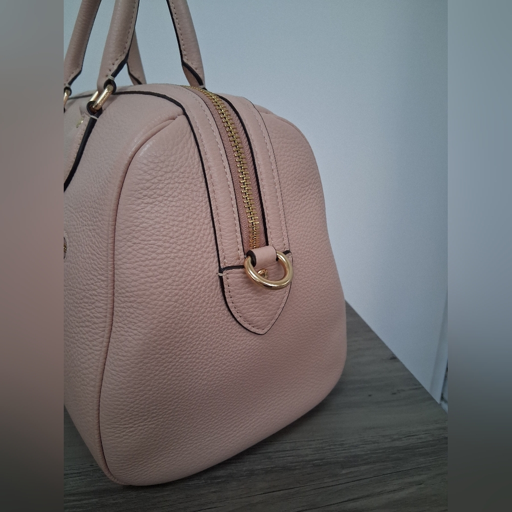 NWOT Coach Rowan Large Satchel With Shell Charm - Picture 4 of 12